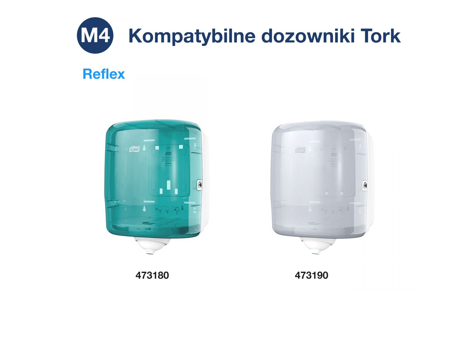 MULTIPACK x4 Karton Ręcznik Tork 473242 M4 Reflex
